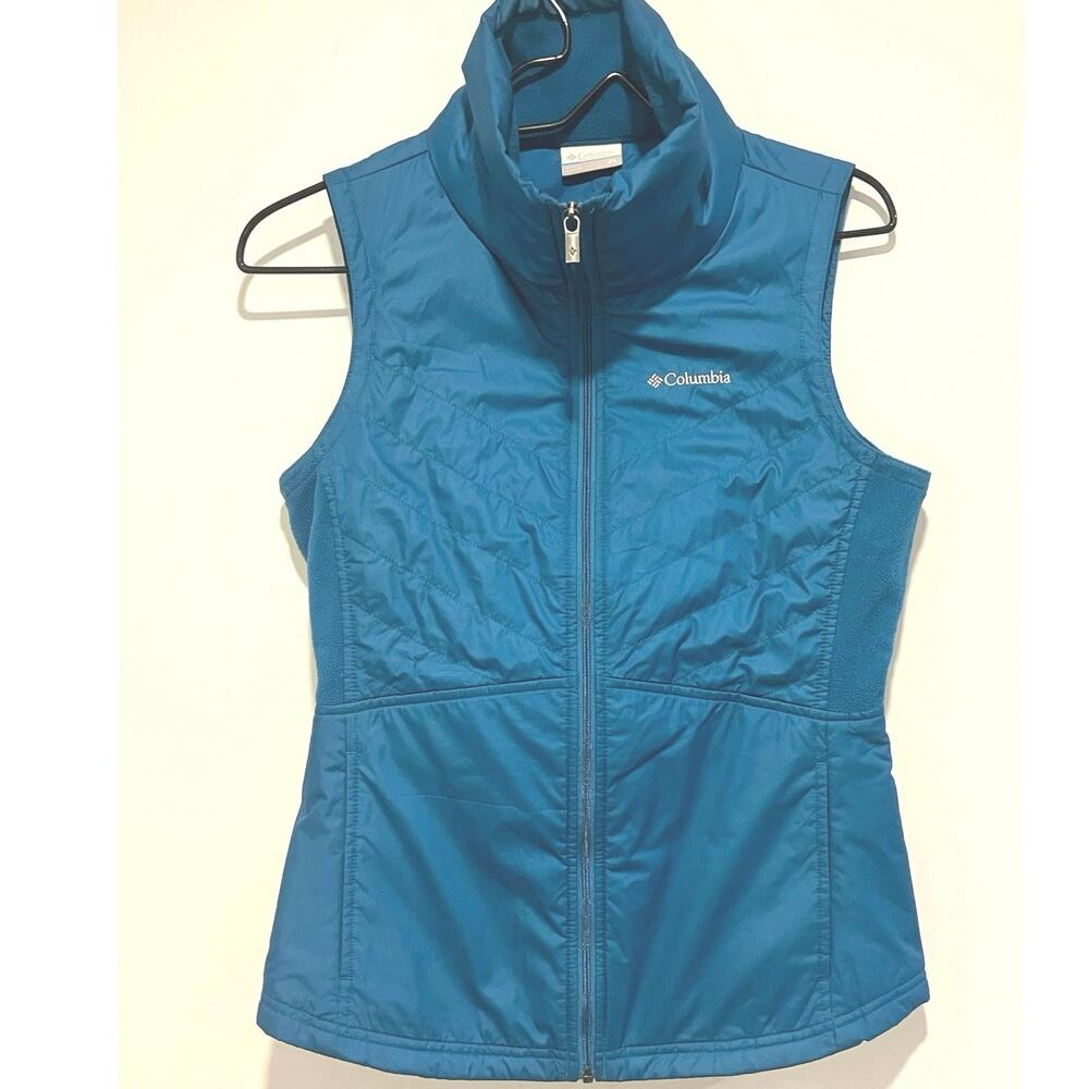 Columbia Mix It Around Vest Womens XS Full‎ Zip Lightweight In Color Lagoon